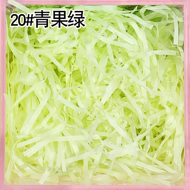 Плотный обложной карт зубчик raffia порванная бумага шелк 50g 30g бумага шелк упаковочная подарочная коробка декор заполнение цветной стружкой бумажные полоски