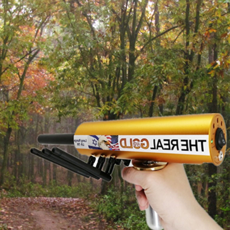 新款远程地下金属探测器可选项金属类型选择德克萨神号可充电