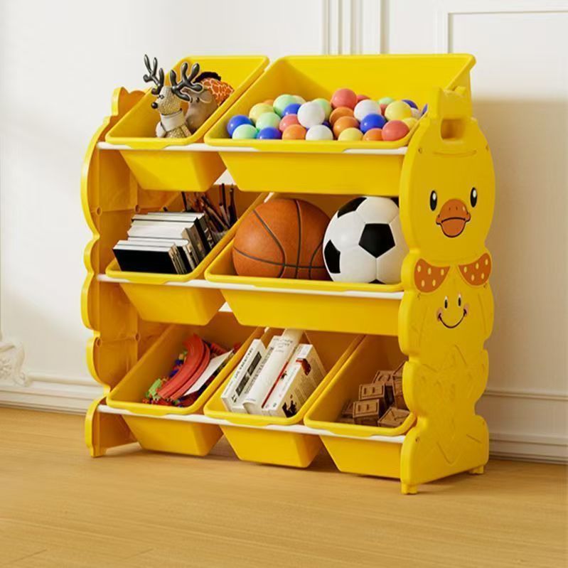 Children's toy storage rack, baby multi-layer storage box, organizing storage cabinet, large-capacity shelf for the living room