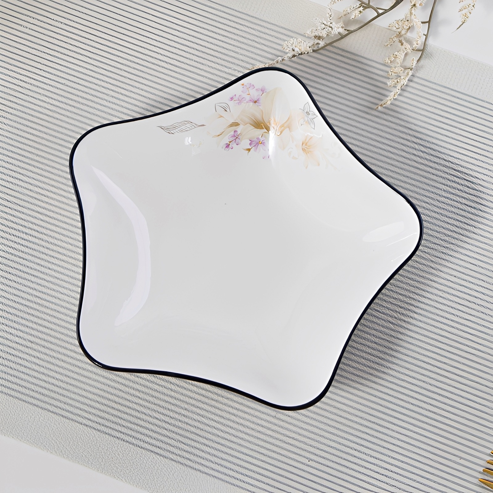 블랙 라인 향기로운 난초 옥 향 1 7inch 별 디스크