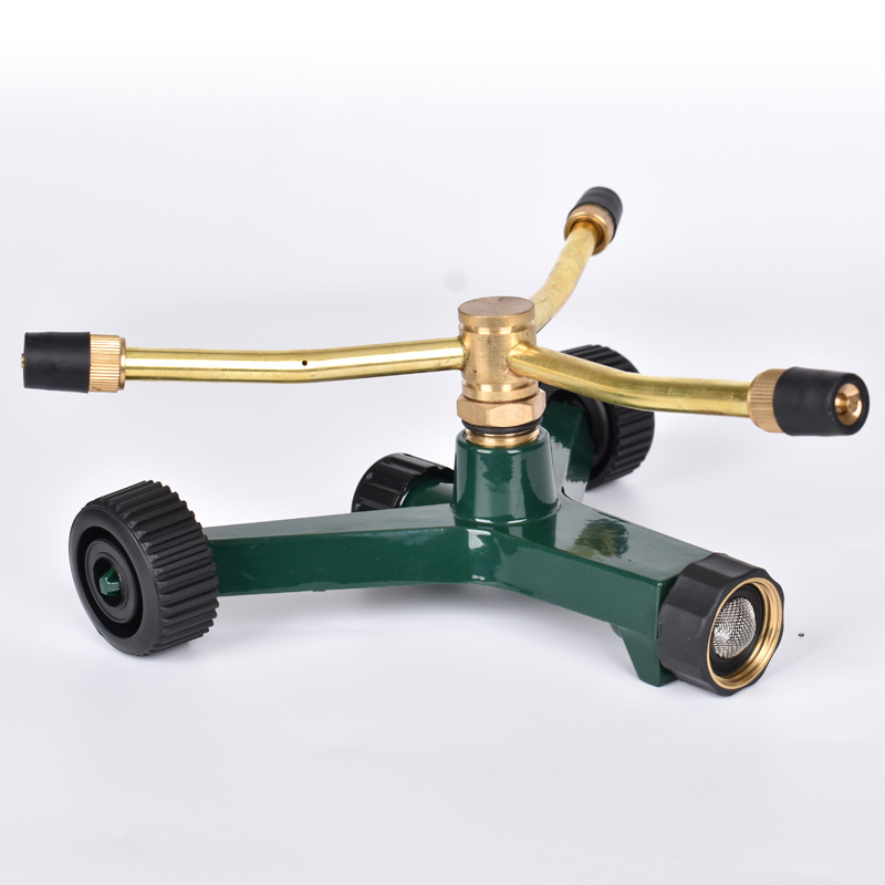 灌溉喷头园艺洒水360度自动旋转园林浇水降温草坪喷水器摆臂喷头