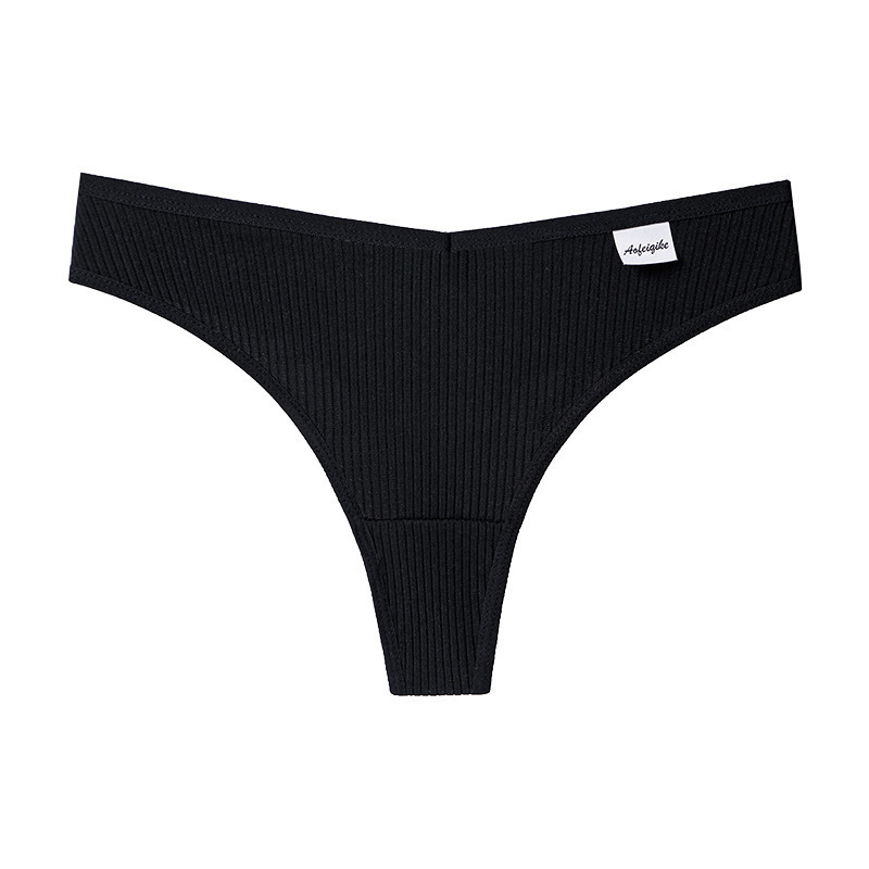 Pantalones de algodón de hilo japonés de mujer transpirables de cintura baja sexy sin marcas deportivas simples pantalones de acondicionamiento físico transpirables selección