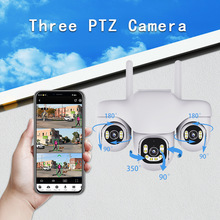 V380 3Lens 3Ptz HD 4G Network Home HD Surveillance IP camera