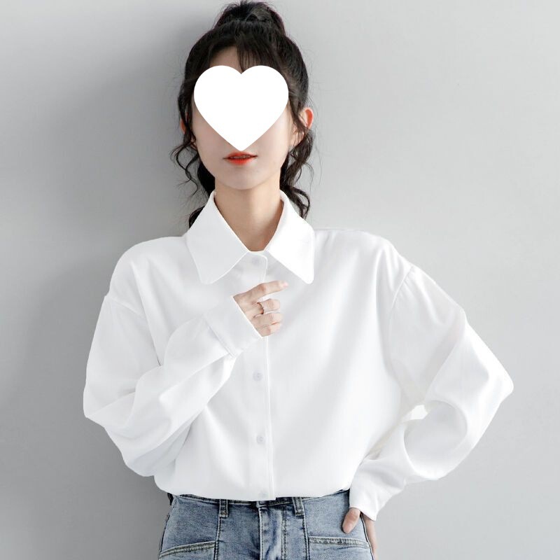 假两件竖条纹衬衫女2025年春季新款女装宽松翻领别致款长袖上衣潮|undefined