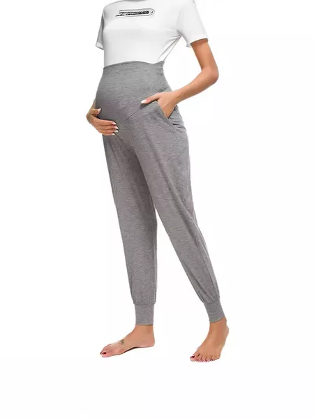 2024 Cross-border Amazon Aliexpress European and American Hot-selling Popular Multi-color Maternity Pants Leggings Belly Support 10 Colors