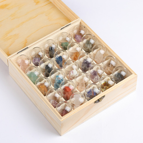 Natural crystal ore specimen ornaments crystal raw stone agate rock children's science teaching mineral crystal wholesale