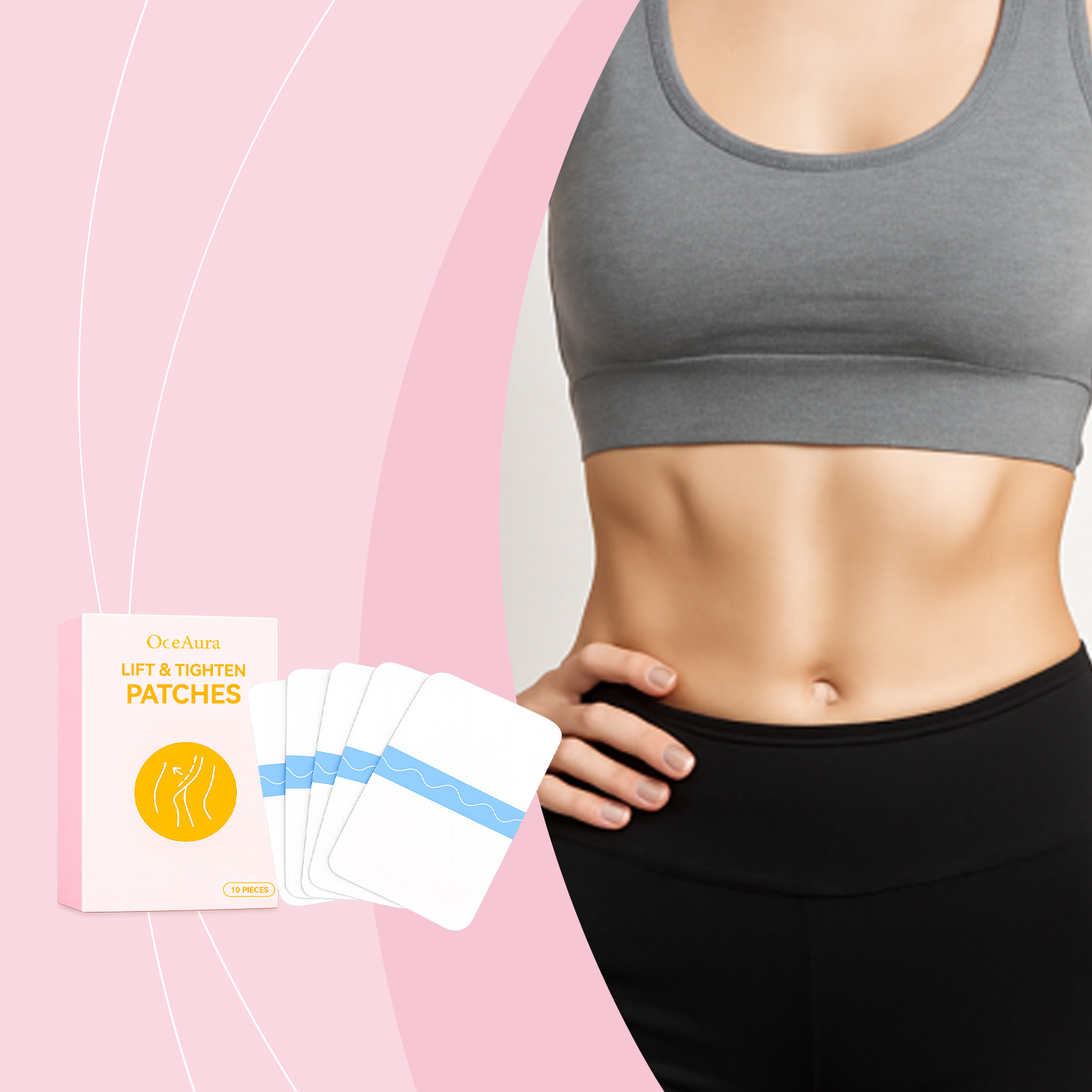 Oceaura Skin Care Patches Gentle Care and Smoothing for Daily Natural Body Skin Convenient Care Patches