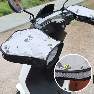 Double-Sided Waterproof Gloves Handlebar Covers | Motorcycle Handle Cover