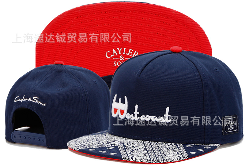 Mayorista comercio exterior sombrero plano sombrero ajuste sombrero sombrero de automóvil sombrero de moda americana sombrero de sol sombrero de sol