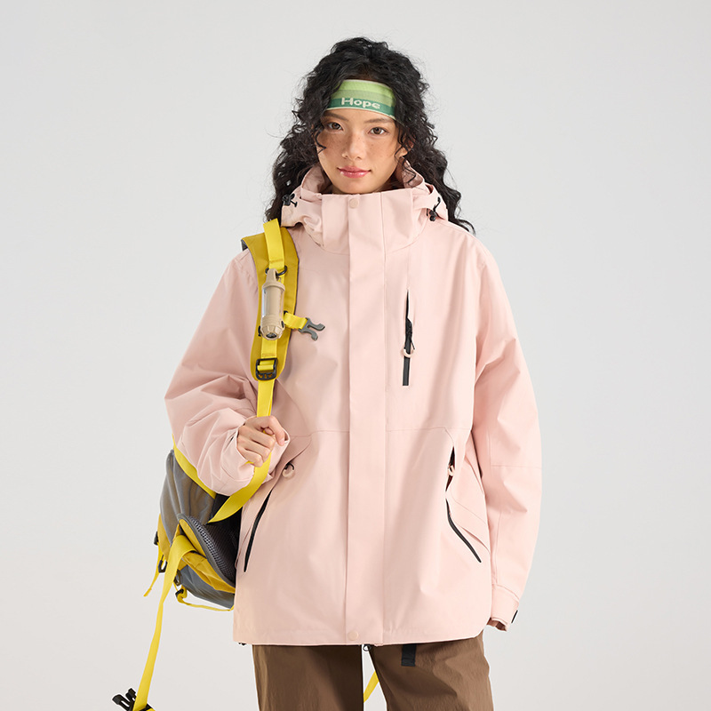 啄木鸟冲锋衣女2025新款秋冬三合一户外巨好看情侣早秋山系夹克男|undefined