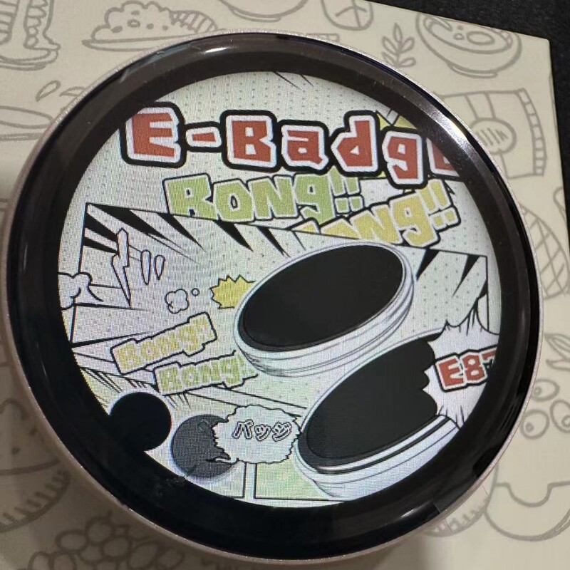 New Model E87 Smart Touch Screen Electronic Badge, Anime Peripheral, Customizable Display