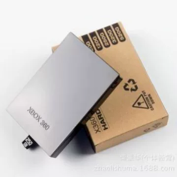 [Совместимо с XBOX360slim новым корпусом для жесткого диска, черный и прозрачный синий корпус для жесткого диска]