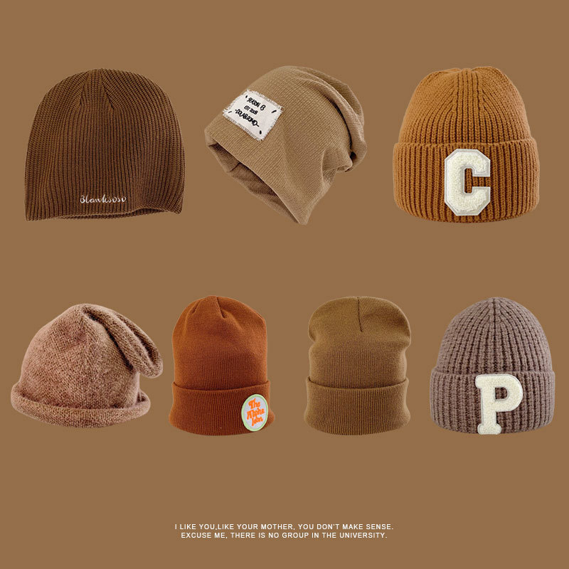 Camel Spring Hats Ins Korean Version All-match Women's Caps Brown Soft Top Men's Spring Baseball Caps Wholesale