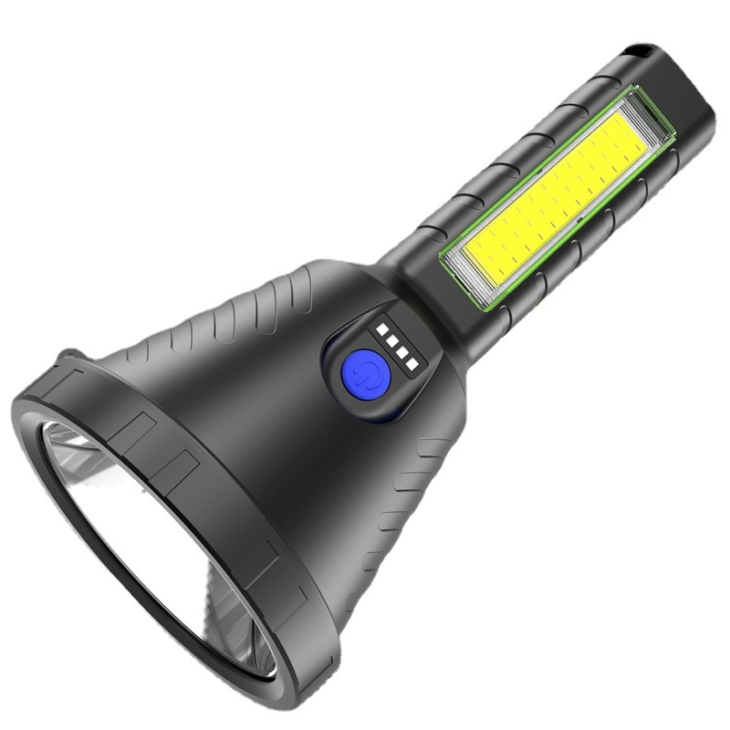 跨境新款强光手电P50手电筒 手持式探照灯 LEDUSB充电大功率远射