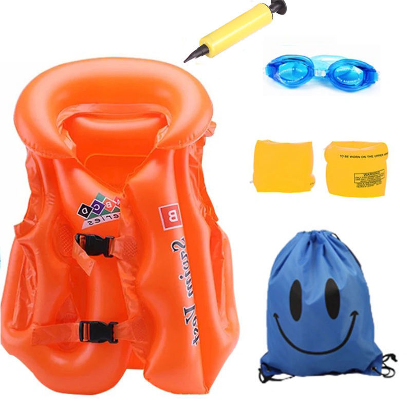 오렌지 수영복-4점 세트