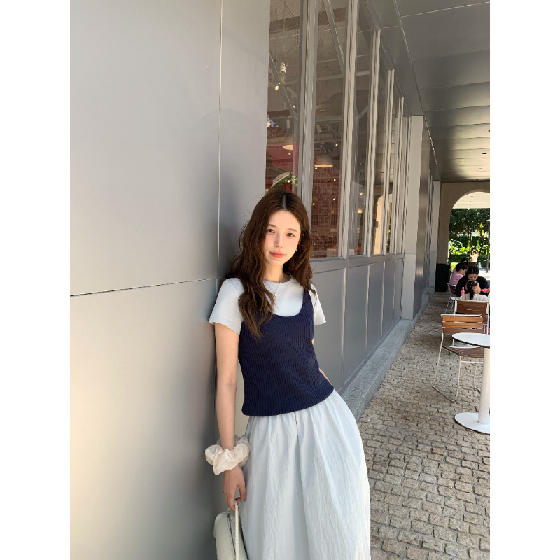Tiaocheng 2026 New Spring Women's Clothing Korean Style Simple Versatile Short-Sleeve T-Shirt for Women, Slim-Fit Casual Top Tiaocheng 2026 New Spring Women's Clothing Korean Style Simple Versatile Short-Sleeve T-Shirt for Women, Slim-Fit Casual Top