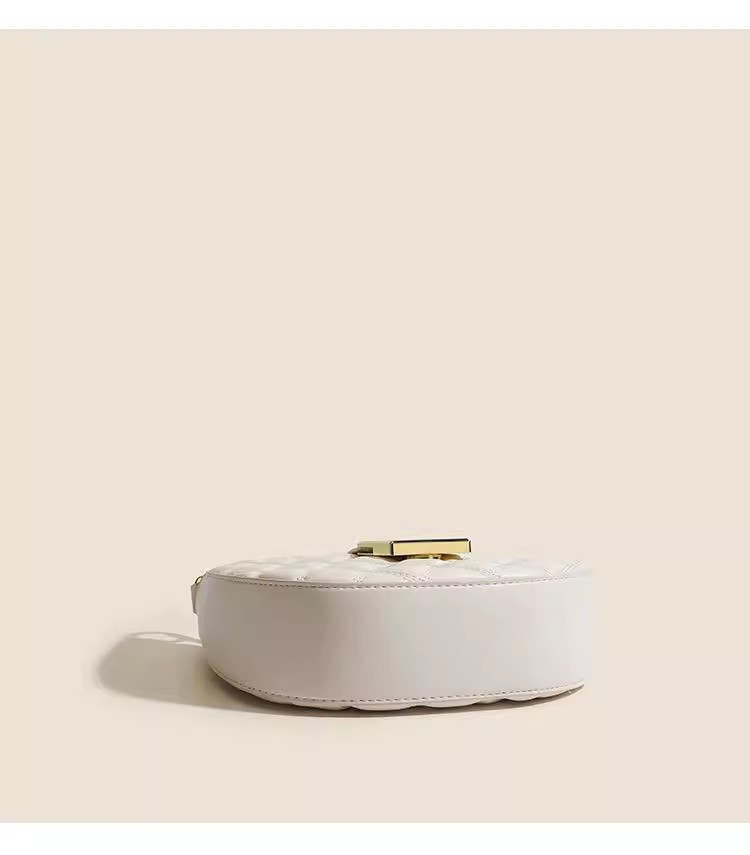 Advanced feeling for women 2023 new fashion Lingge single shoulder underarm bag versatile niche texture chain_voghion.com