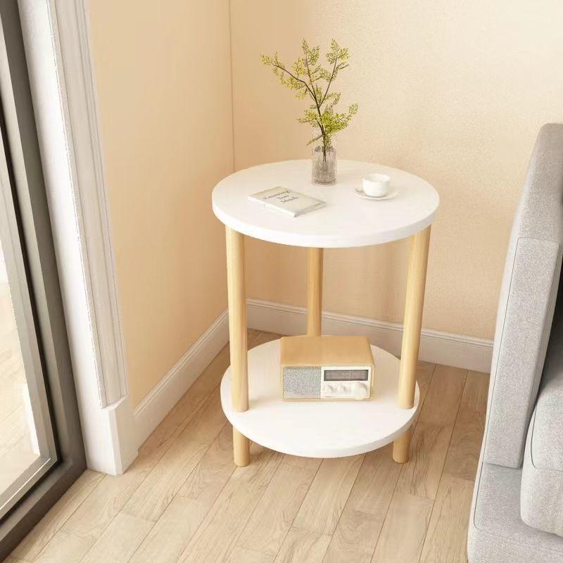 화이트 메이플 [40*40*53] 라운드 더블 레이어