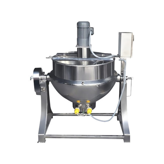 Stainless Steel Vertical Tiltable Sandwich Pot Steam Heating Sandwich Pot 304 Stainless Steel Non-stick Pot Manufacturer