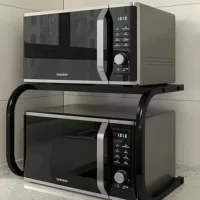 Кухонный стеллаж/table desktop storage rack хранение миски полка чаши микроволновка многофункциональная стальная рама