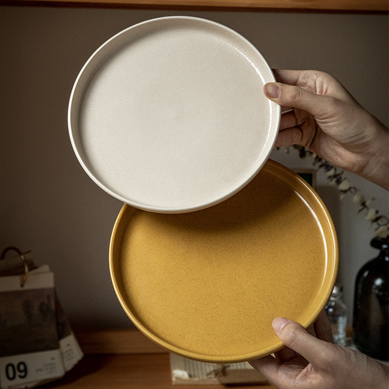 Iike High Value Plato de cerámica característica restaurante carne plato de pasta personalidad plato de comida occidental exportación transfronteriza