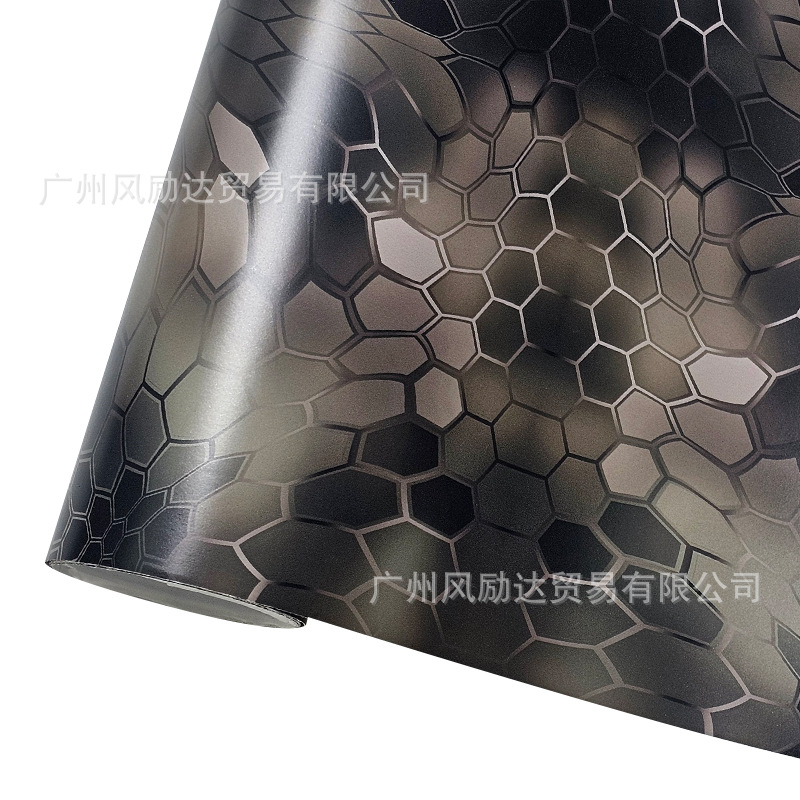 Cross-Border Popular Six-Sided Diamond-Shaped Graffiti Car Body Color Change Film Electric Motorcycle Mountain Bike Color Change Decal Stickers