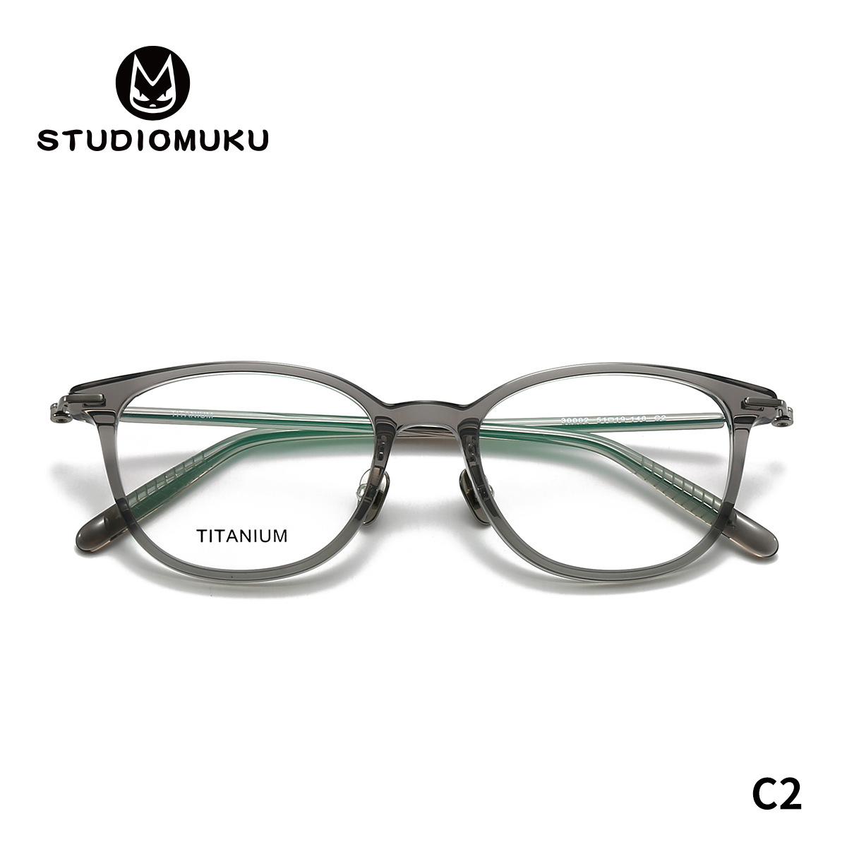 STUDIOMUKU gafas de madera fresca en la búsqueda de la perfección para saber tener un marco de gafas de placa de titanio puro marco de gafas