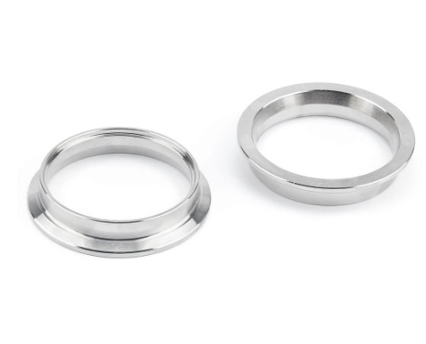 Tax-Included Stainless Steel 304 Flange Clamp V-Type American-Style Pipe Clamp Automotive Exhaust Pipe V-Type Clamp Set