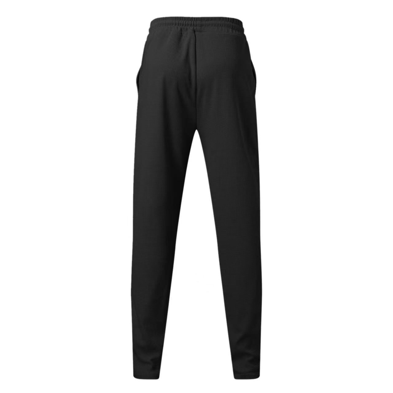 Men's Half-zip Activewear Set Long Sleeve Top And Pants For Gym_voghion.com