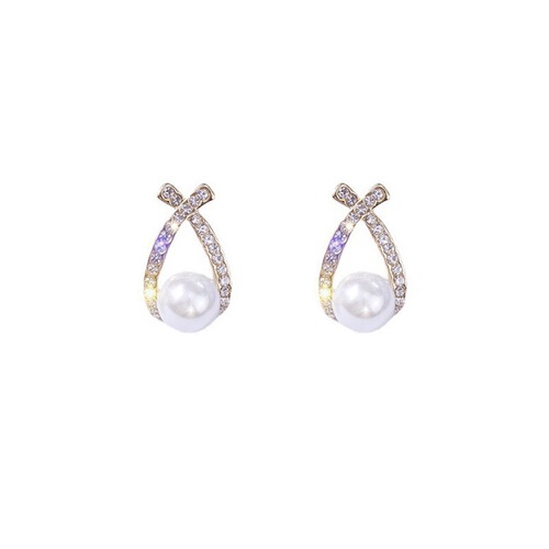 925 silver needle earrings for women, light luxury niche design, high-end earrings, Korean Internet celebrity hot-selling temperament earrings wholesale