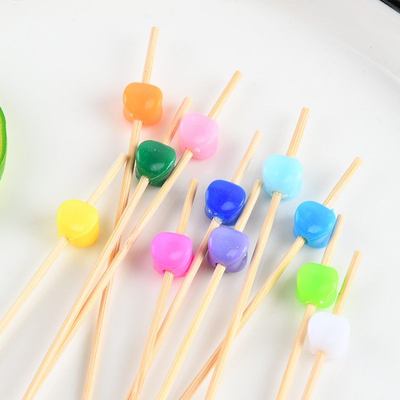 Perlas irregulares en stock creativas de frutas de cóctel de alta calidad hotel restaurante bar bambú de fábrica lote