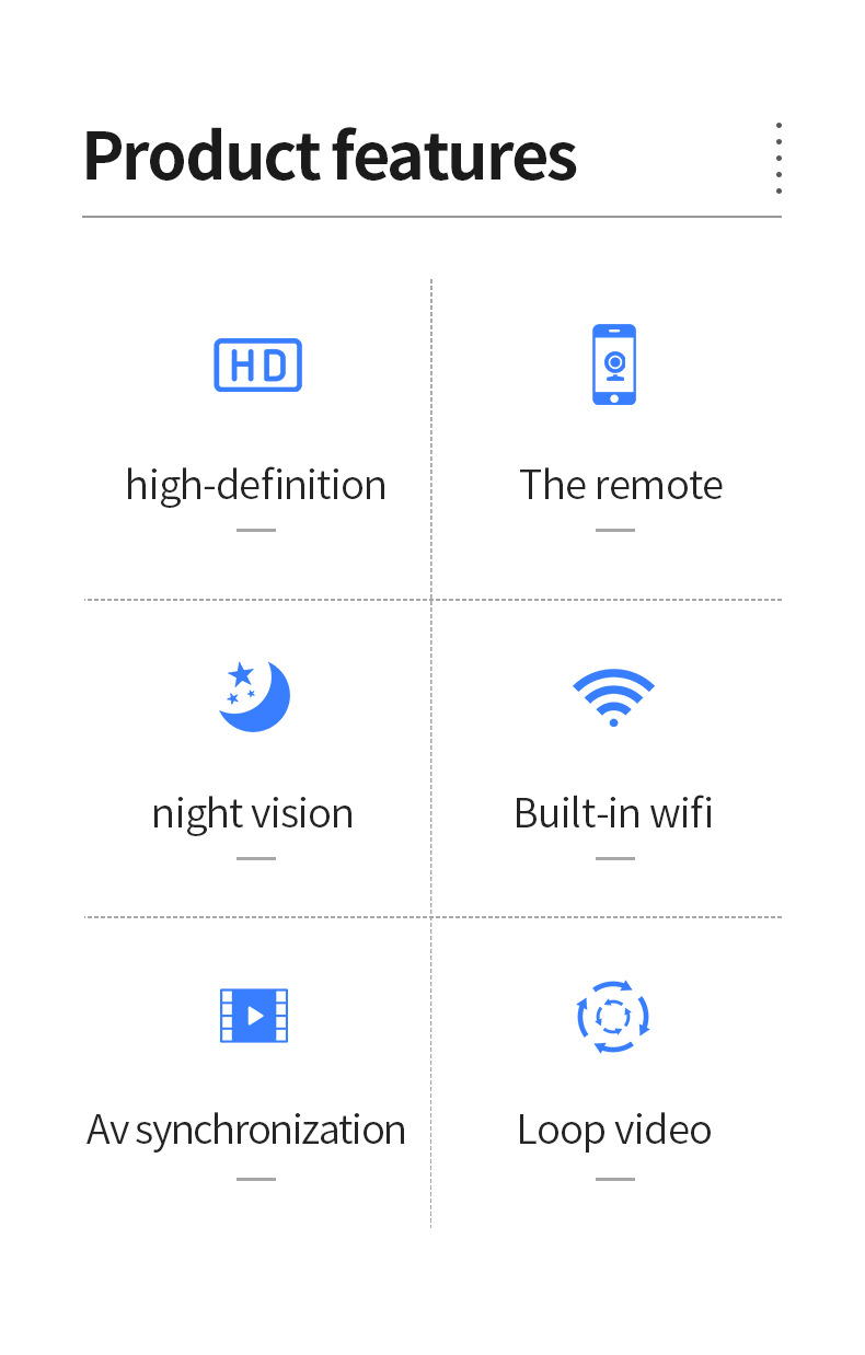 X2 akıllı WiFi kamerası, 1080P, gece görüşü