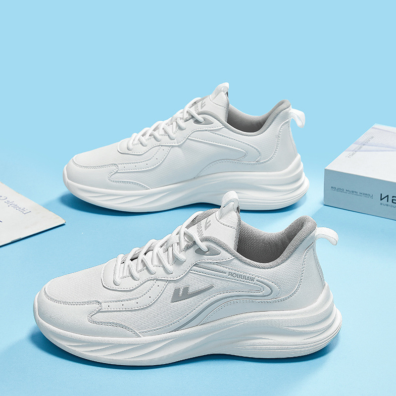 Zapatillas deportivas para mujer con diseño pull-back, novedad de verano 2025, zapatillas para correr ligeras, con amortiguación y suela blanda, calzado casual para parejas