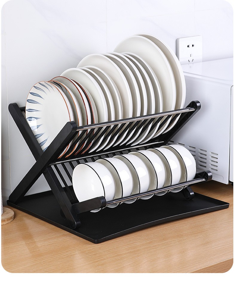 Folding Draining Bowl Rack