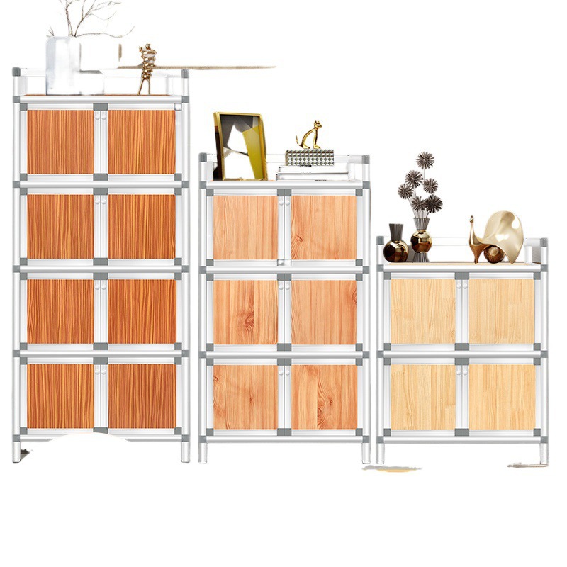 Gabinete de alquiler de comedor inoxidable cubiertos armario de almacenamiento armario de cocina armario de montaje simple fábrica de almacenamiento