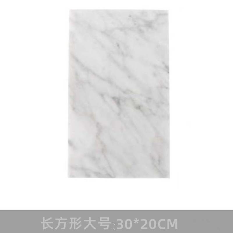 Bandeja de mármol de estilo nórdico borde dorado Almacenamiento de cosméticos accesorios de tiro hogar modelo sala de almacenamiento decoración suave