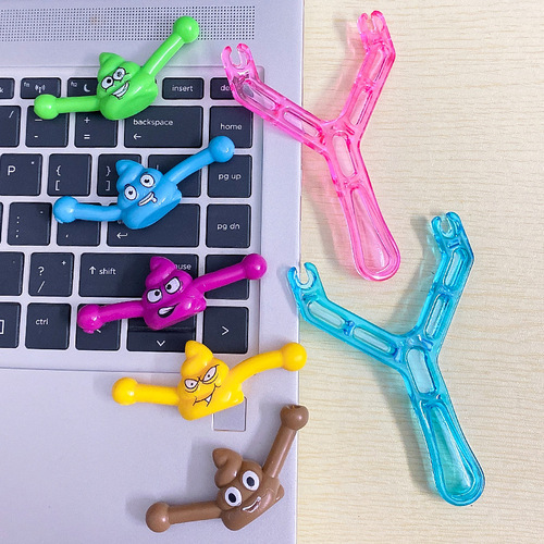 Toy wholesale creative catapult poop slingshot poop vent trick funny novelty children's toys decompression gift