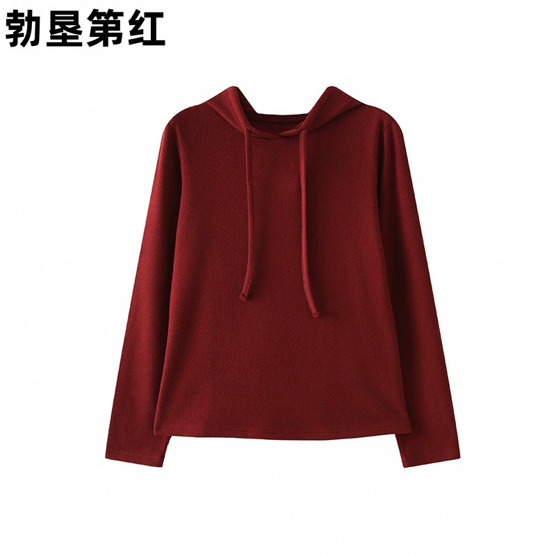 A350 knitted wool hoodie
