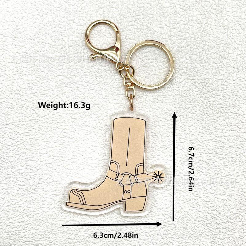 Europe and the United States hot bad rabbit peripheral acrylic boots boots key chain pendant jewelry star peripheral pendant