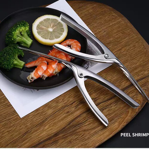 Stainless steel shrimp line knife, shrimp line removal clip, household kitchen tool, shrimp line removal knife, shrimp shell removal tool, shrimp back opening tool