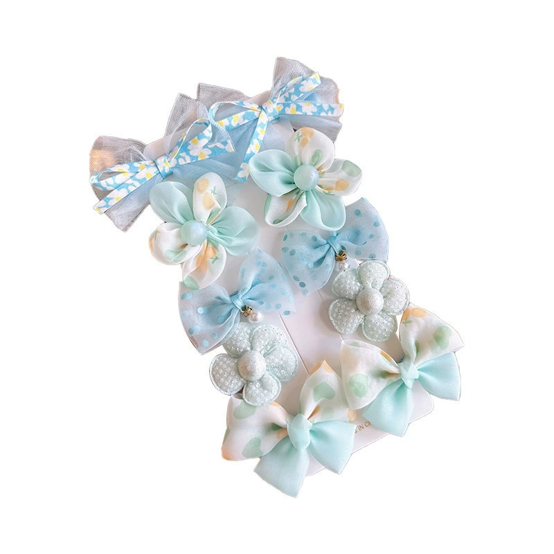 Безвредный зажим для волос принцессы с бантом, челка, заколки, крабик, аксессуар для волос, без повреждения волос, цветочный
