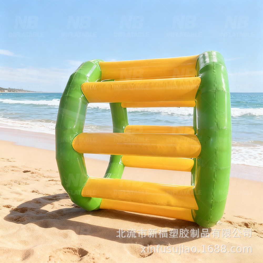 Juguetes acuáticos inflables rueda caliente flotante para niños caminadora de aire cerrado al aire libre entrenamiento piscina instalaciones de parque
