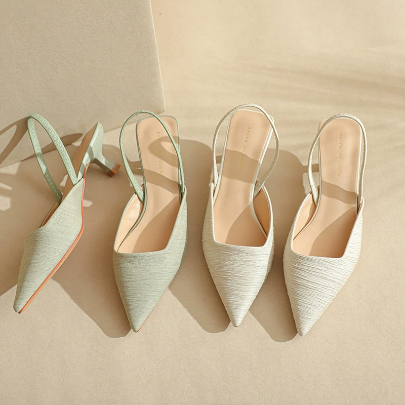 Footwear 芙号, модная обувь на каблуке для отдыха, 2023