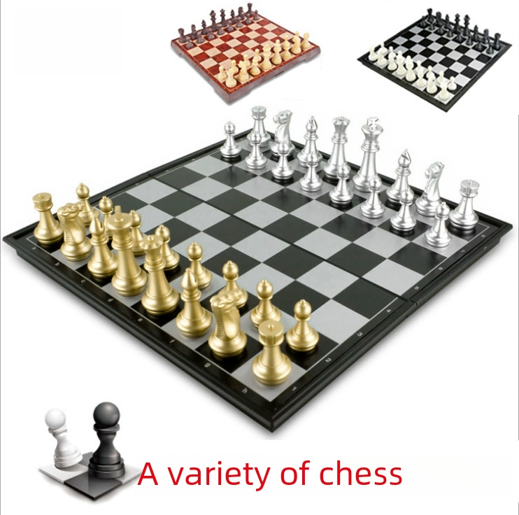 Юбонд Silver магнитные шахматы, складная игрушка, золото и серебро