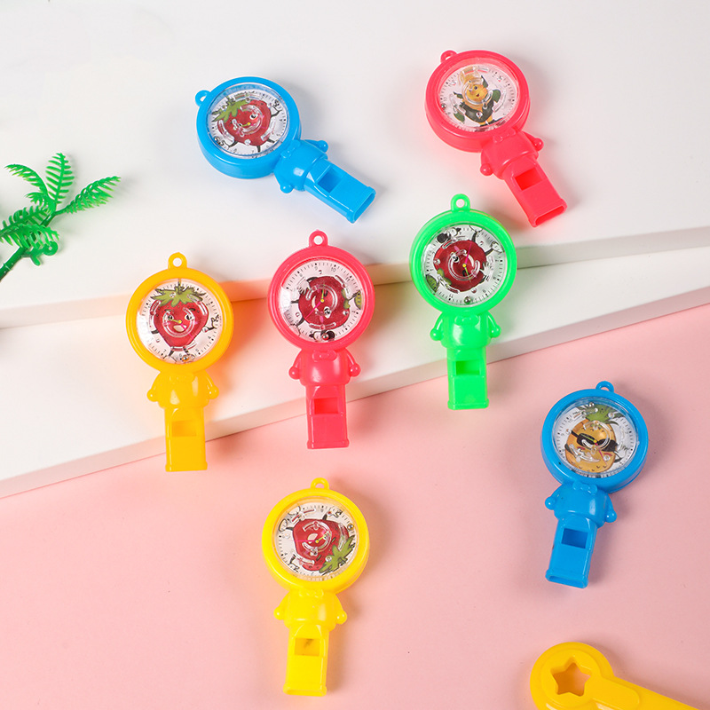 Nuevo 2 en 1 laberinto silbato juguetes actividades festivas labios pequeños regalos pequeños juguetes transfronterizos