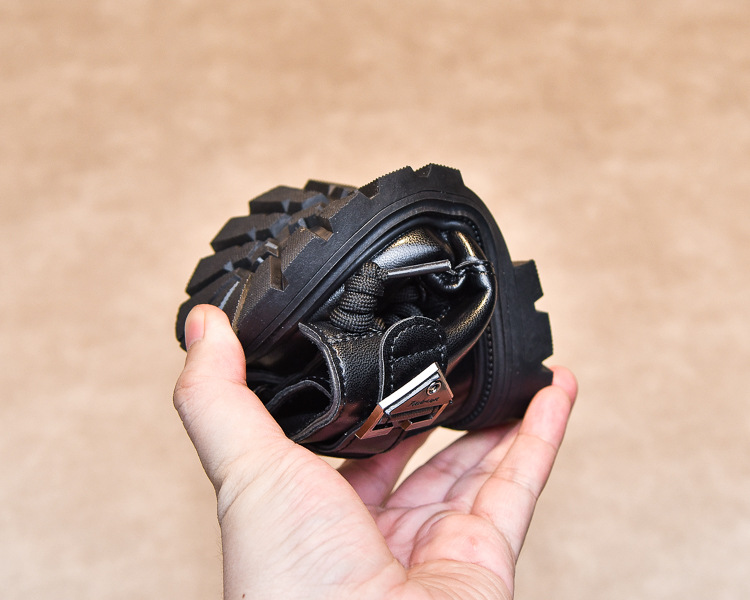 Scarpe da bambino Martin 2024 autunno e inverno nuove corte in stile britannico per ragazzi stivali singoli in pelle_voghion.com