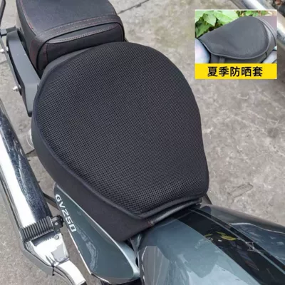 Honeycomb Gel Seat Cushion Cover Motorcycle cushion - black-high-elasticity-carmotorcycle-seat-cushion-with-fabric-cover