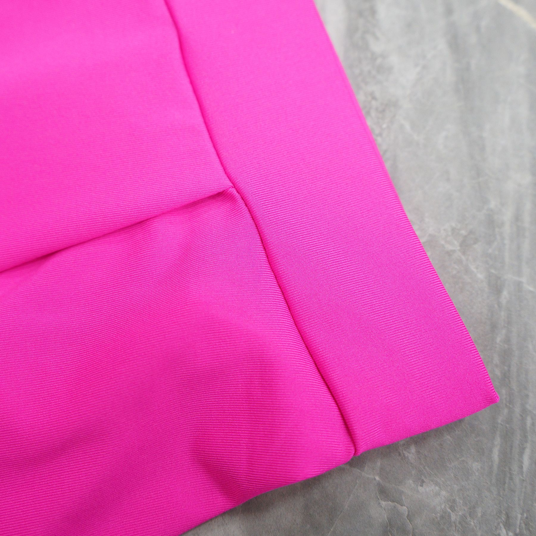 Daily Casual Solid Color Spandex Pleated Skirt Co-ord Set Plus Size Two-piece Sets display picture 8