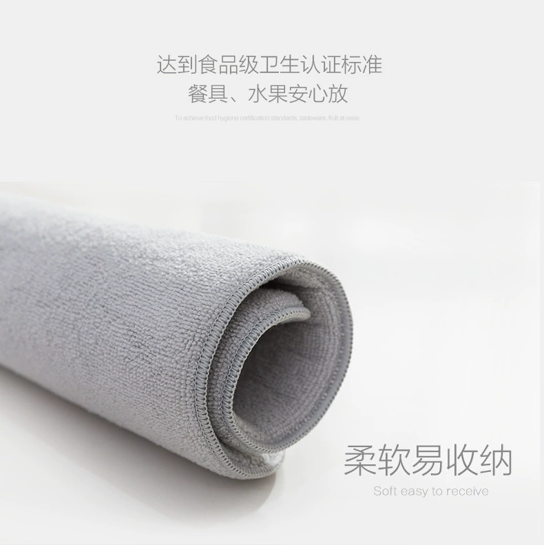 Double-sided hygienic tableware, drying rack, increased thickness, water absorbent