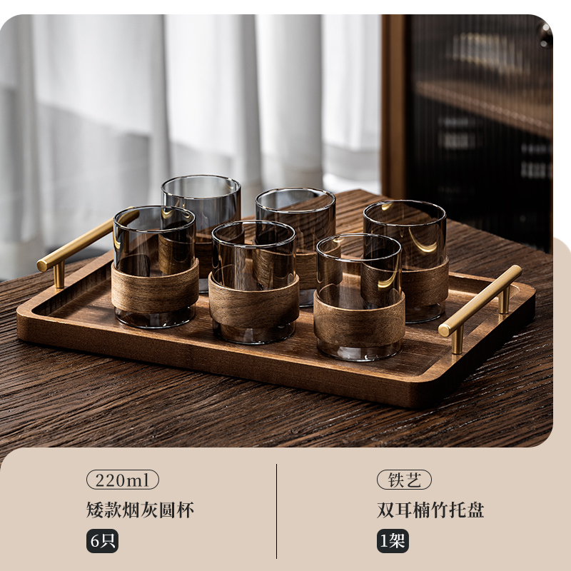 Nueva taza de agua de vidrio resistente a altas temperaturas china, sala de estar doméstica, tetera de té de lujo ligera y de alta calidad